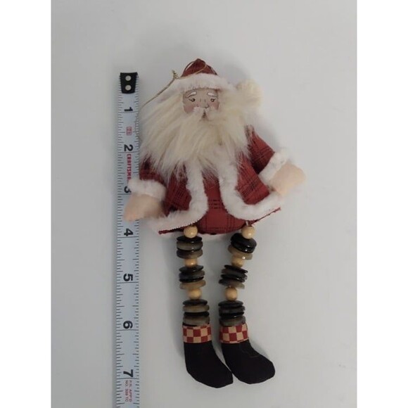 Vintage Handmade Santa Christmas Ornement - Picture 6 of 8